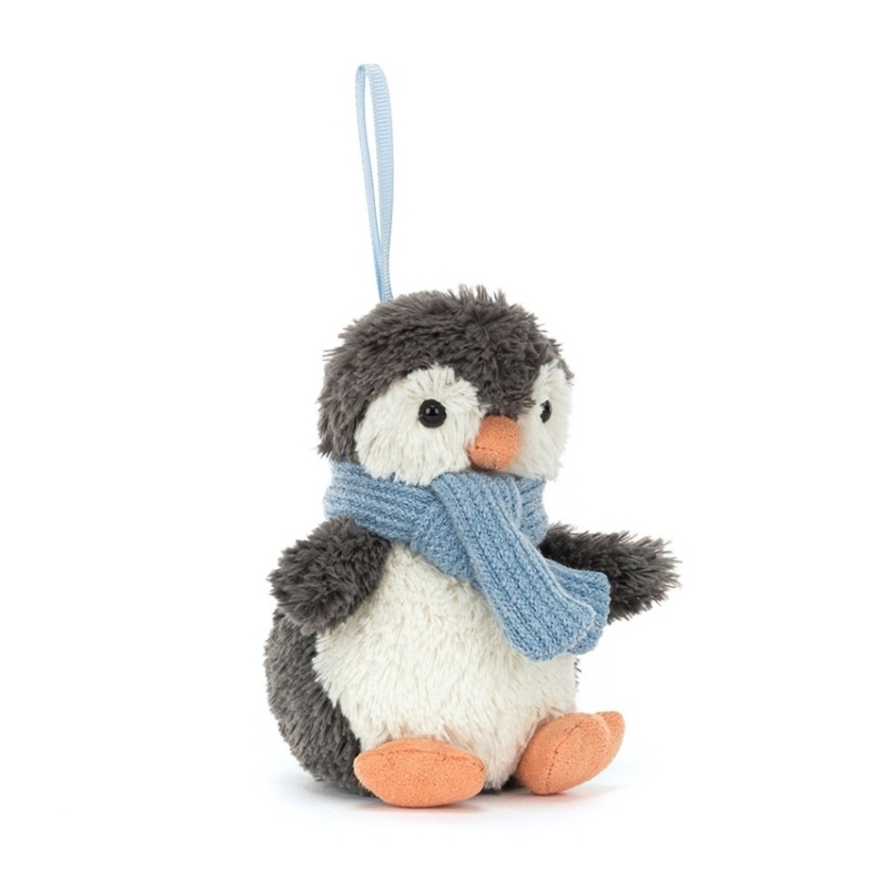 Jellycat Peanut Penguin Decoration Ornament BNWT Authentic
